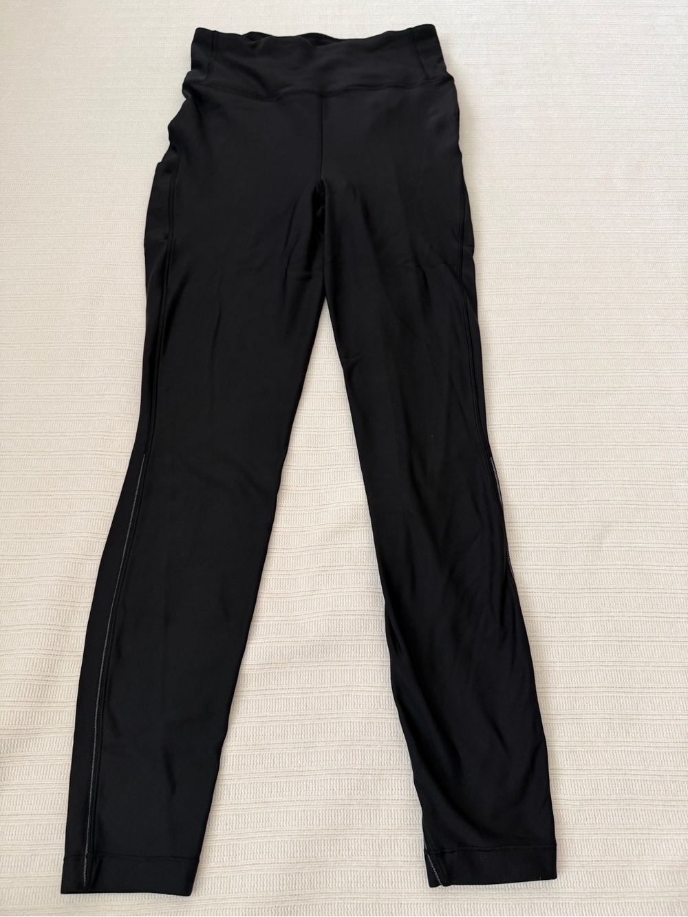 Lululemon Speed Up High-Rise 28" Black Running Leggings Pockets Size 8 BeS2